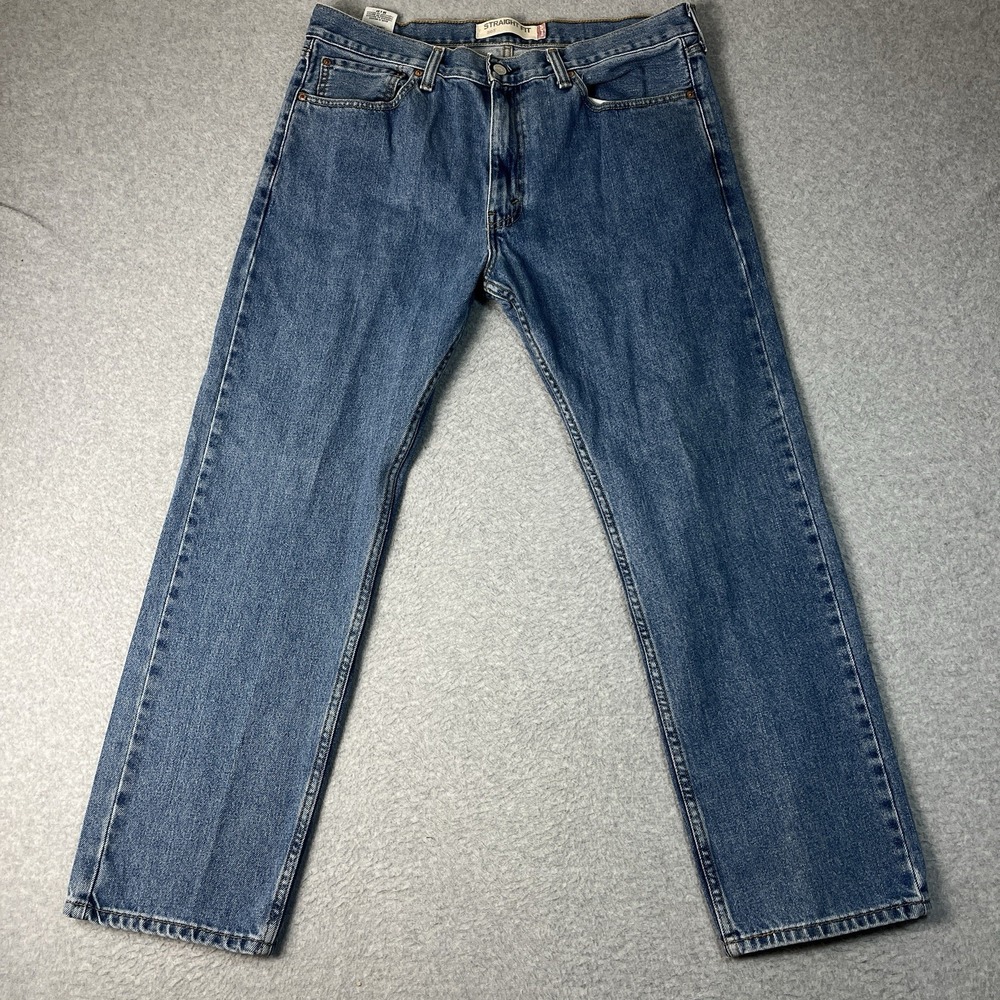 Vintage Levis Jeans Mens 36x30 Blue 505 Straight Denim 100% Cotton Medium Y2K